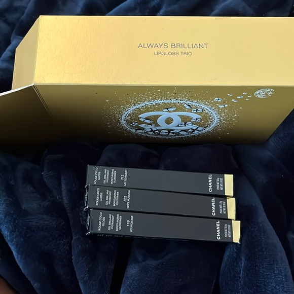 Chanel Holiday Makeup Set Always Brilliant Lipstick Trio . New - Picture 4 of 8